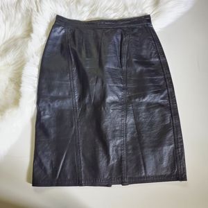 Vintage Winlit Leather Skirt | Poshmark